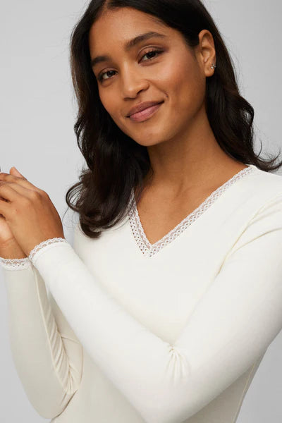 Camiseta Térmica Ysabel Mora Encaje 70018.