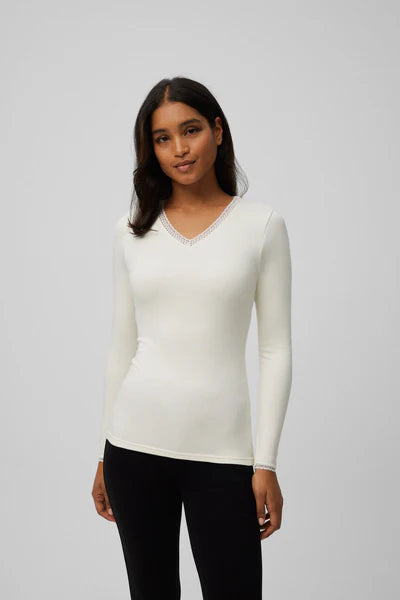 Camiseta Térmica Ysabel Mora Encaje 70018.